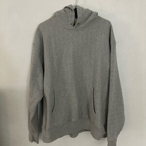 Gray vintage Hooded oversized Sweatshirt